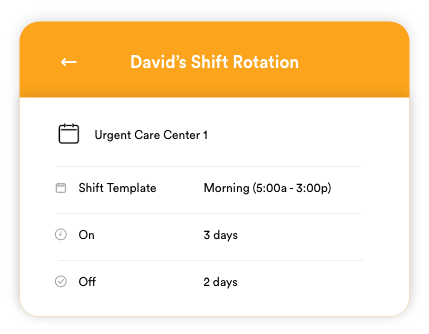 shift rotation